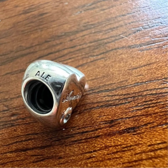 Brand NEW Authentic Pandora Auntie Love Heart Charm Jewelry S925 ALE Silver - Picture 6 of 8